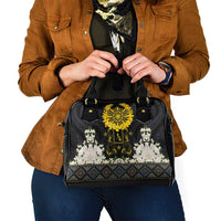 Flores de Mayo and Filipino Fiesta Shoulder Handbag The Sun-Jasmine and Polynesian Yakan Tattoo Barong Style LT03 - Polynesian Pride