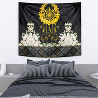 Flores de Mayo and Filipino Fiesta Tapestry The Sun-Jasmine and Polynesian Yakan Tattoo Barong Style LT03 - Polynesian Pride