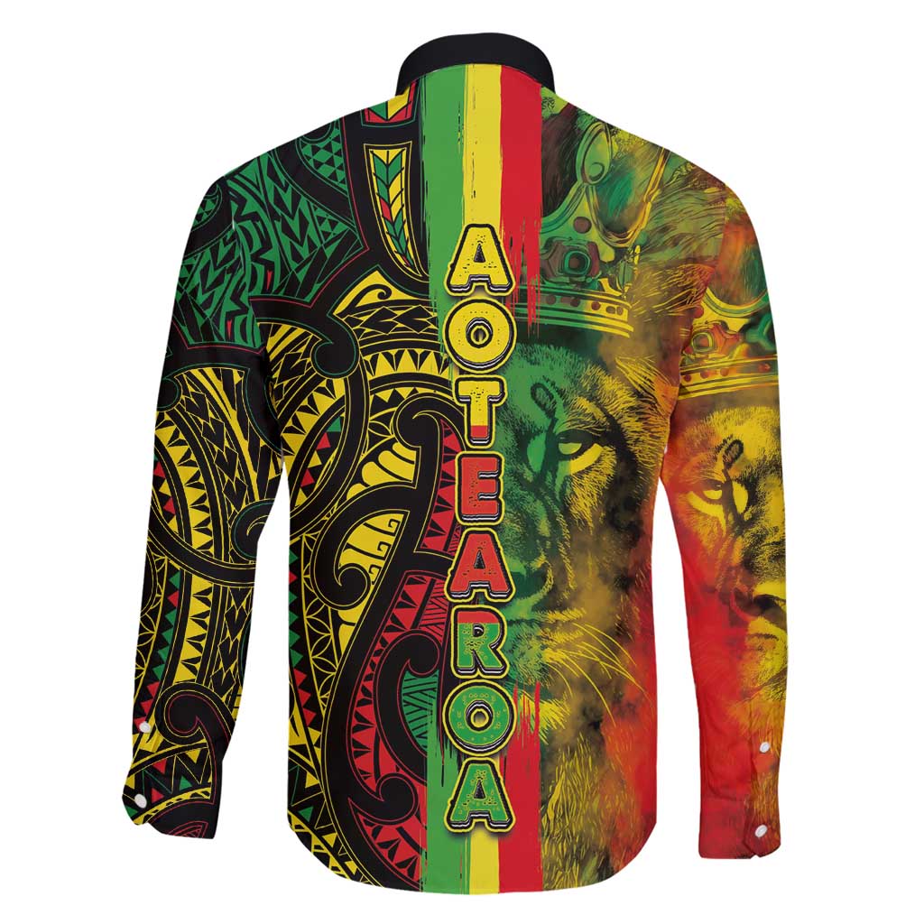 Aotearoa Reggae Family Matching Puletasi and Hawaiian Shirt Maori Reggae-One Love LT03 - Polynesian Pride