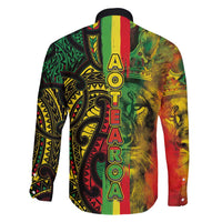 Aotearoa Reggae Family Matching Tank Maxi Dress and Hawaiian Shirt Maori Reggae-One Love LT03 - Polynesian Pride