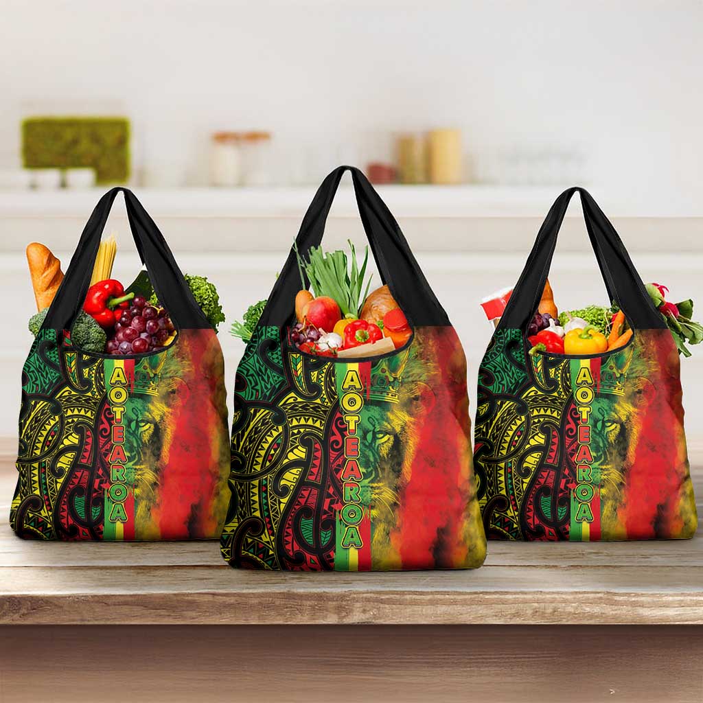Aotearoa Reggae Grocery Bag Maori Reggae-One Love