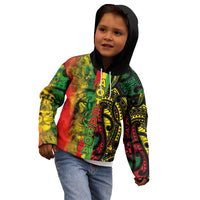 Aotearoa Reggae Kid Hoodie Maori Reggae-One Love LT03 - Polynesian Pride
