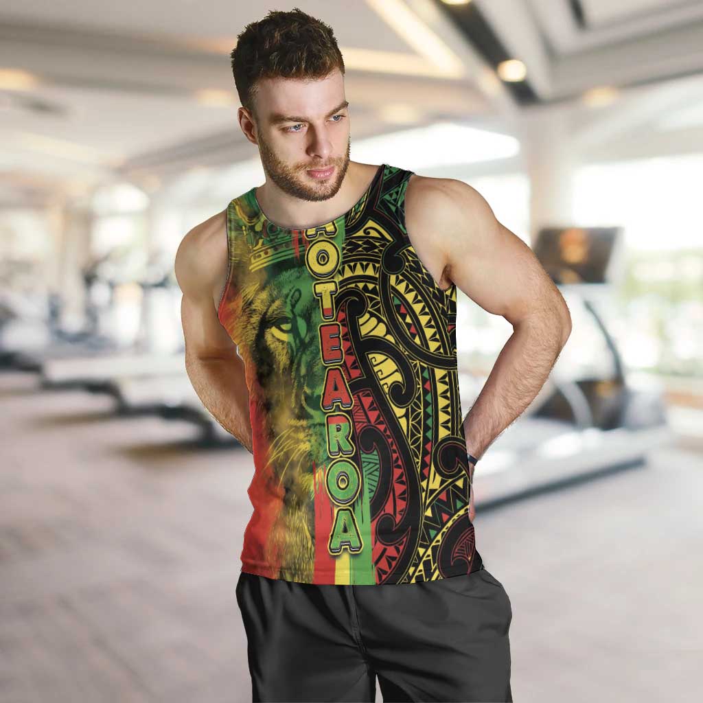 Aotearoa Reggae Men Tank Top Maori Reggae-One Love