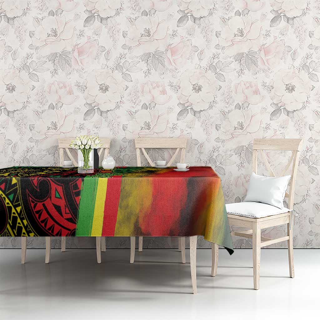 Aotearoa Reggae Tablecloth Maori Reggae-One Love