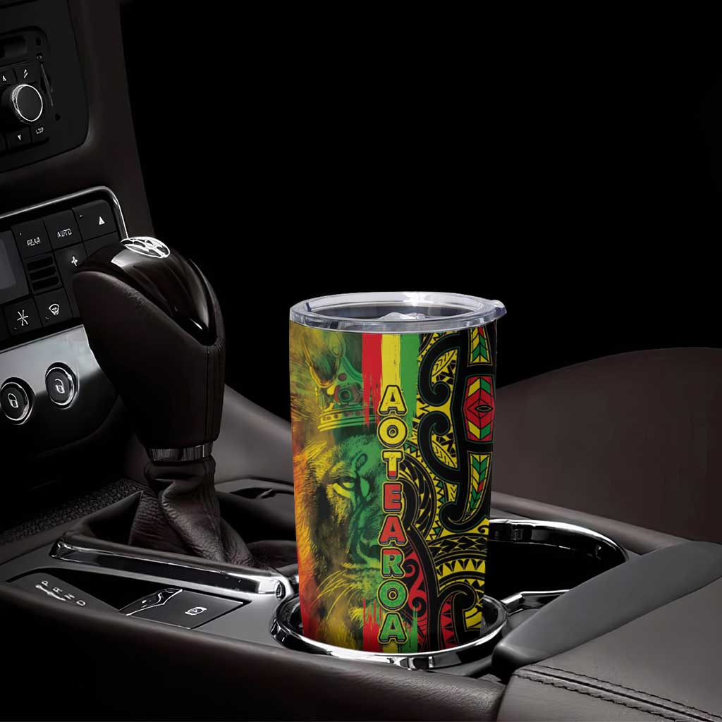 Aotearoa Reggae Tumbler Cup Maori Reggae-One Love LT03 - Polynesian Pride