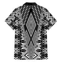 Aotearoa Tukutuku and Poutama Motif Classic Family Matching Puletasi and Hawaiian Shirt LT03 - Polynesian Pride