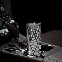 Aotearoa Tukutuku and Poutama Motif Classic Skinny Tumbler LT03 - Polynesian Pride