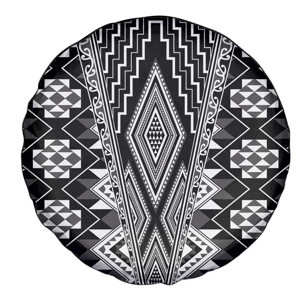 Aotearoa Tukutuku and Poutama Motif Classic Spare Tire Cover LT03 - Polynesian Pride