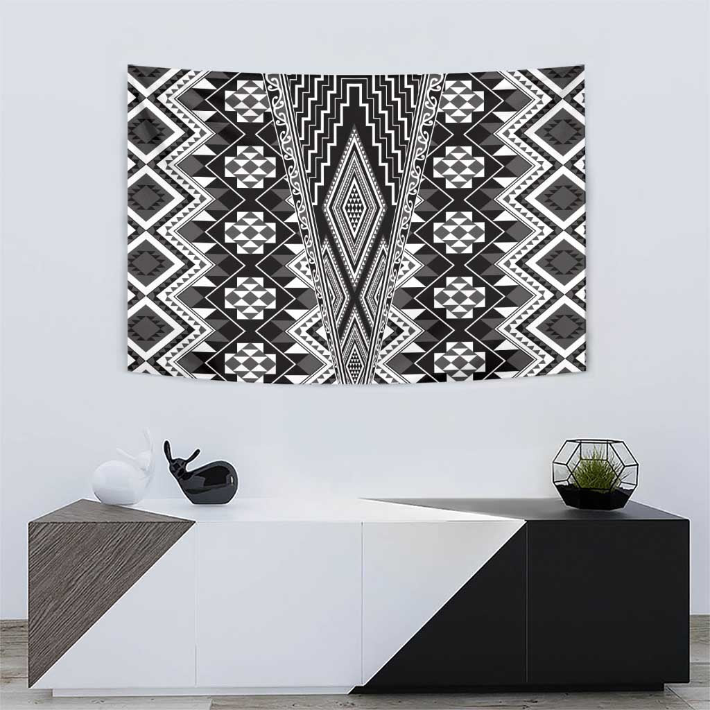 Aotearoa Tukutuku and Poutama Motif Classic Tapestry LT03 - Polynesian Pride