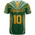 Custom Cook Islands Rugby League T Shirt Tatau Tribal Pattern-Special Edition Green Color