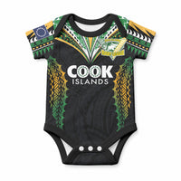 Custom Cook Islands Rugby League Baby Onesie