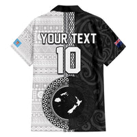 Custom Fiji and New Zealand Rugby Hawaiian Shirt Tapa Mix Maori Pattern LT03 - Polynesian Pride