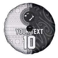 Custom Fiji and New Zealand Rugby Spare Tire Cover Tapa Mix Maori Pattern LT03 - Polynesian Pride