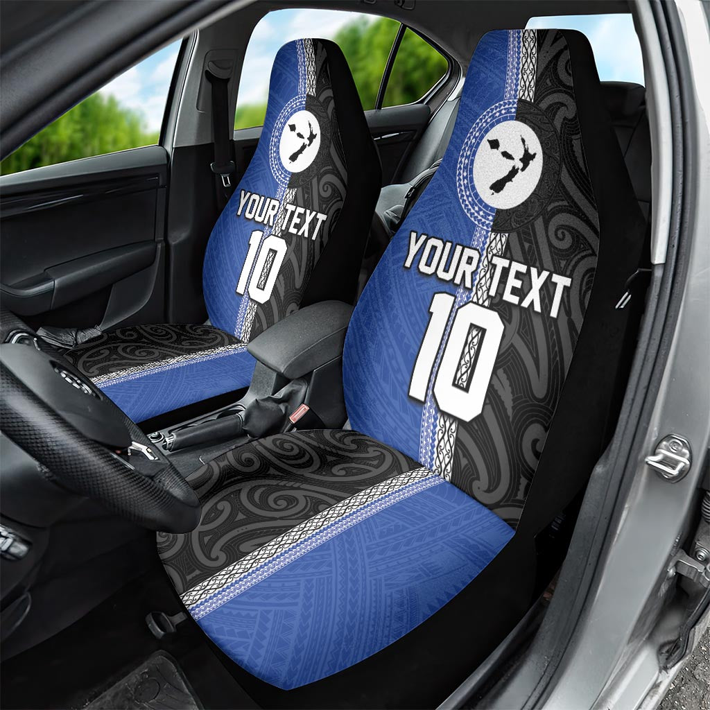 Custom Samoa and New Zealand Rugby Car Seat Cover Teuila Samoan and Maori Warrior LT03 - Polynesian Pride