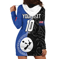Custom Samoa and New Zealand Rugby Hoodie Dress Teuila Samoan and Maori Warrior LT03 - Polynesian Pride