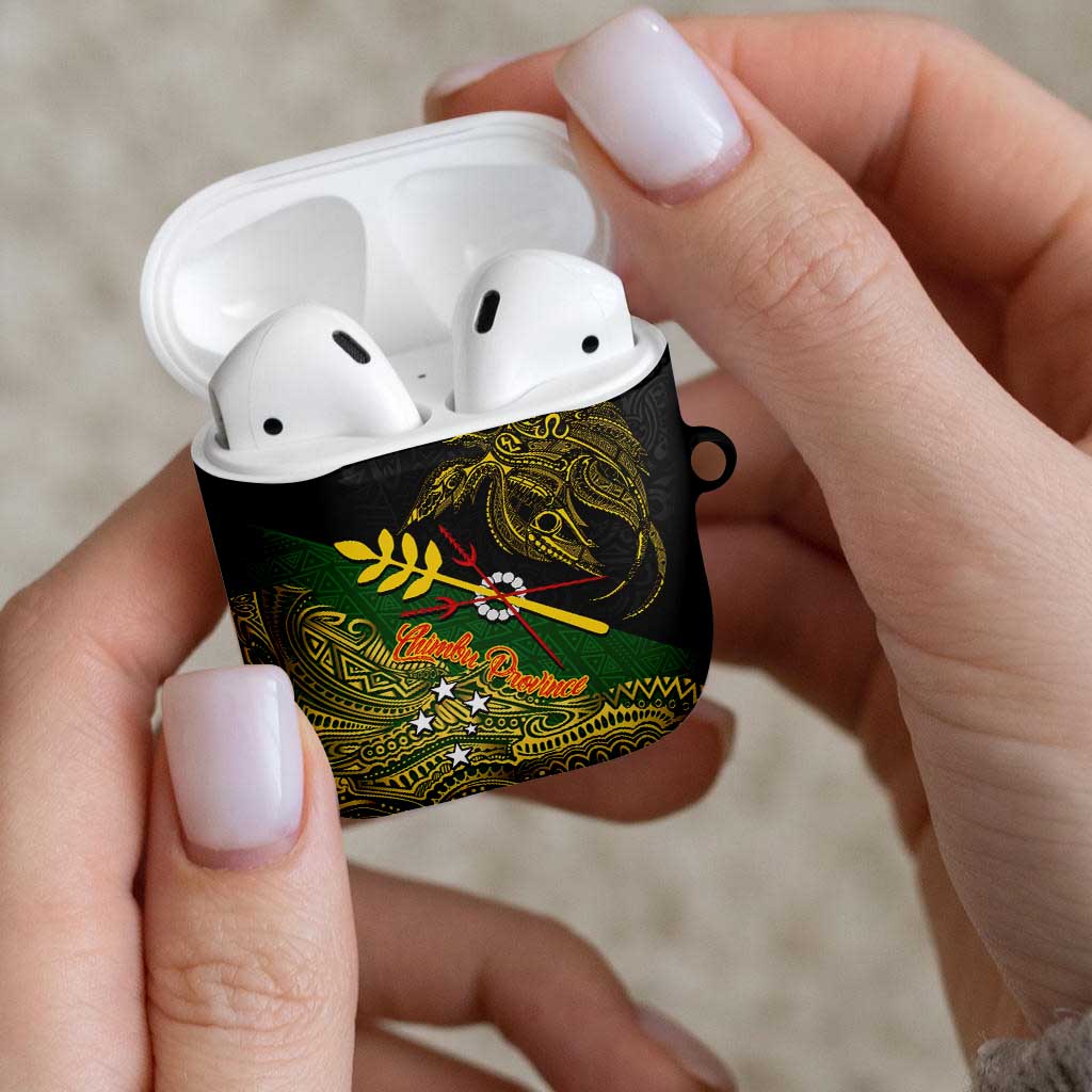 Chimpu Province Papua New Guinea AirPods Case Bird-of-paradise Art Tattoo and Melanesian Motifs LT03 - Polynesian Pride