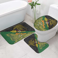 Chimpu Province Papua New Guinea Bathroom Set Bird-of-paradise Art Tattoo and Melanesian Motifs LT03 - Polynesian Pride