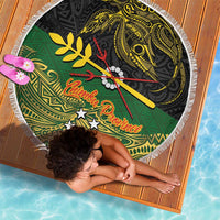 Chimpu Province Papua New Guinea Beach Blanket Bird-of-paradise Art Tattoo and Melanesian Motifs LT03 - Polynesian Pride