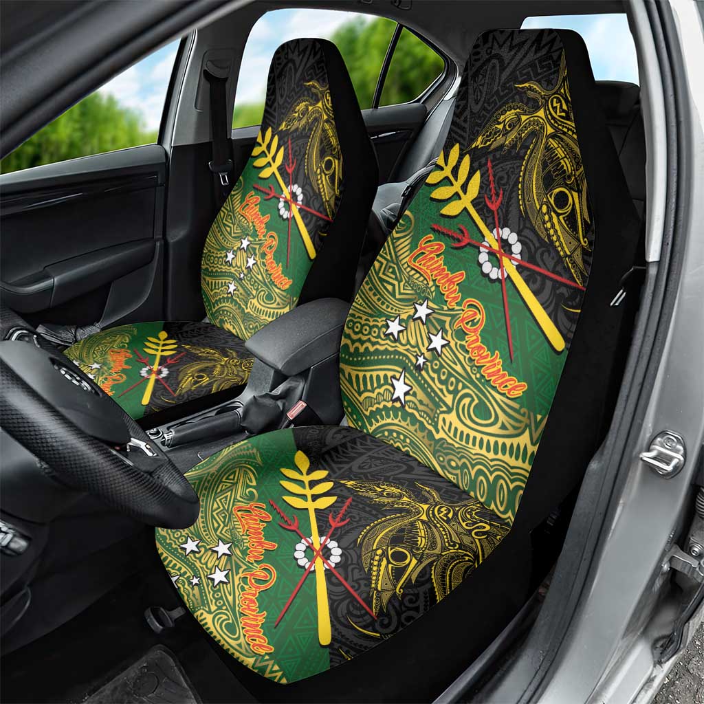 Chimpu Province Papua New Guinea Car Seat Cover Bird-of-paradise Art Tattoo and Melanesian Motifs LT03 - Polynesian Pride
