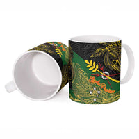 Chimpu Province Papua New Guinea Ceramic Mug Bird-of-paradise Art Tattoo and Melanesian Motifs LT03 - Polynesian Pride