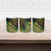 Chimpu Province Papua New Guinea Ceramic Mug Bird-of-paradise Art Tattoo and Melanesian Motifs LT03 - Polynesian Pride