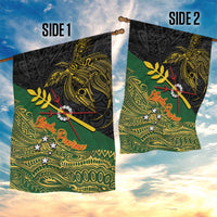 Chimpu Province Papua New Guinea Garden Flag Bird-of-paradise Art Tattoo and Melanesian Motifs LT03 - Polynesian Pride