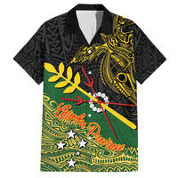 Personalized Chimpu Province Papua New Guinea Hawaiian Shirt Bird-of-paradise Art Tattoo and Melanesian Motifs - Polynesian Pride