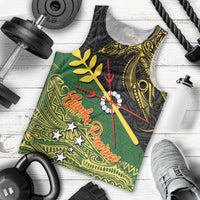 Personalized Chimpu Province Papua New Guinea Men Tank Top Bird-of-paradise Art Tattoo and Melanesian Motifs LT03 - Polynesian Pride