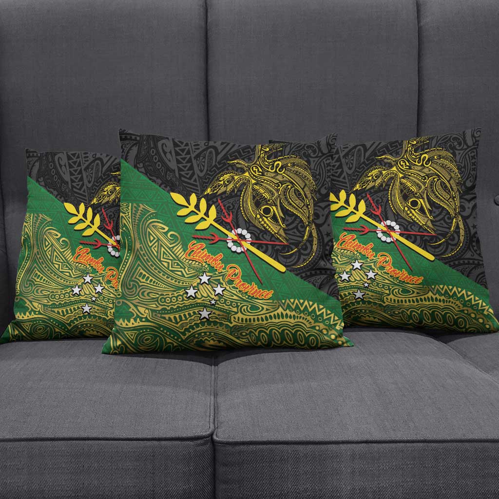 Chimpu Province Papua New Guinea Pillow Cover Bird-of-paradise Art Tattoo and Melanesian Motifs LT03 - Polynesian Pride