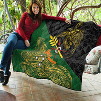 Chimpu Province Papua New Guinea Quilt Bird-of-paradise Art Tattoo and Melanesian Motifs LT03 - Polynesian Pride