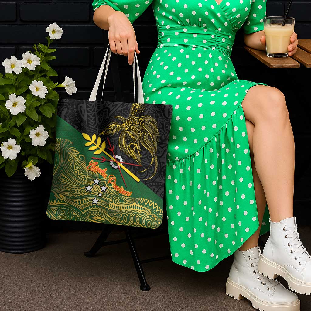 Chimpu Province Papua New Guinea Tote Bag Bird-of-paradise Art Tattoo and Melanesian Motifs LT03 - Polynesian Pride