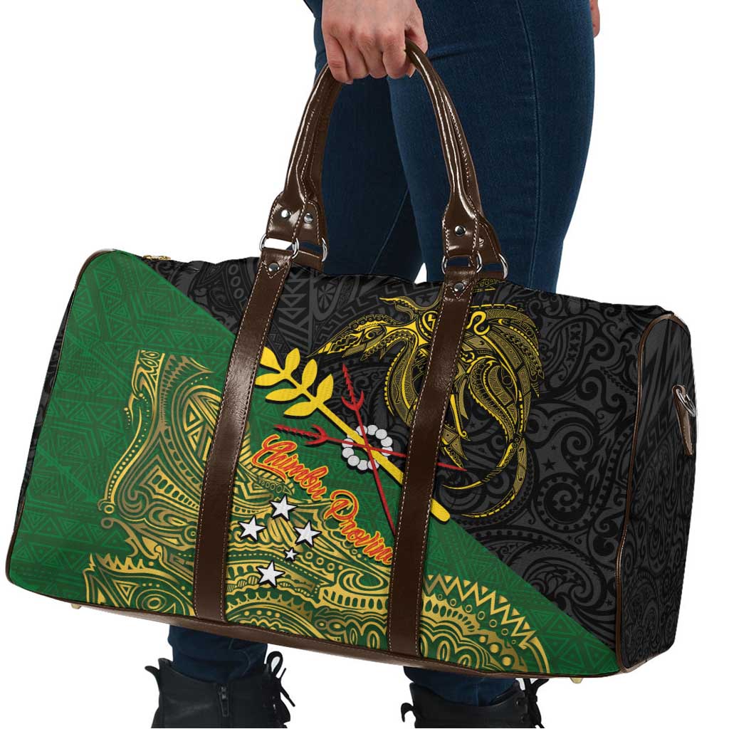 Chimpu Province Papua New Guinea Travel Bag Bird-of-paradise Art Tattoo and Melanesian Motifs LT03 - Polynesian Pride