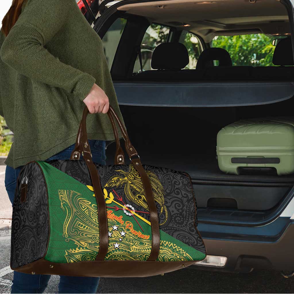 Chimpu Province Papua New Guinea Travel Bag Bird-of-paradise Art Tattoo and Melanesian Motifs LT03 - Polynesian Pride