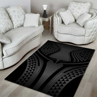 Hawaiian Kakau Art Tattoos Aquaman Style Area Rug Special Edition - Polynesian Pride
