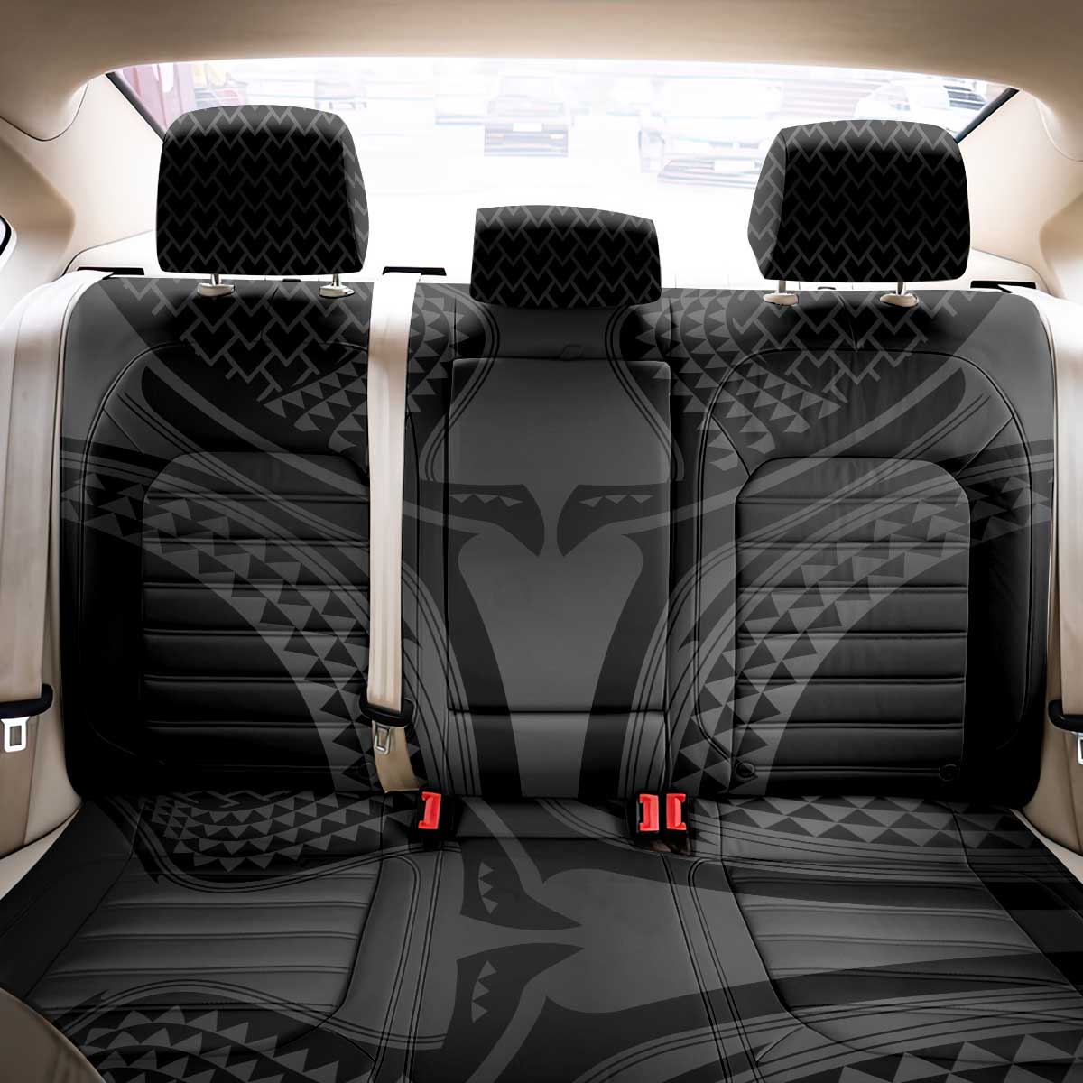 Hawaiian Kakau Art Tattoos Aquaman Style Back Car Seat Cover Special Edition - Polynesian Pride
