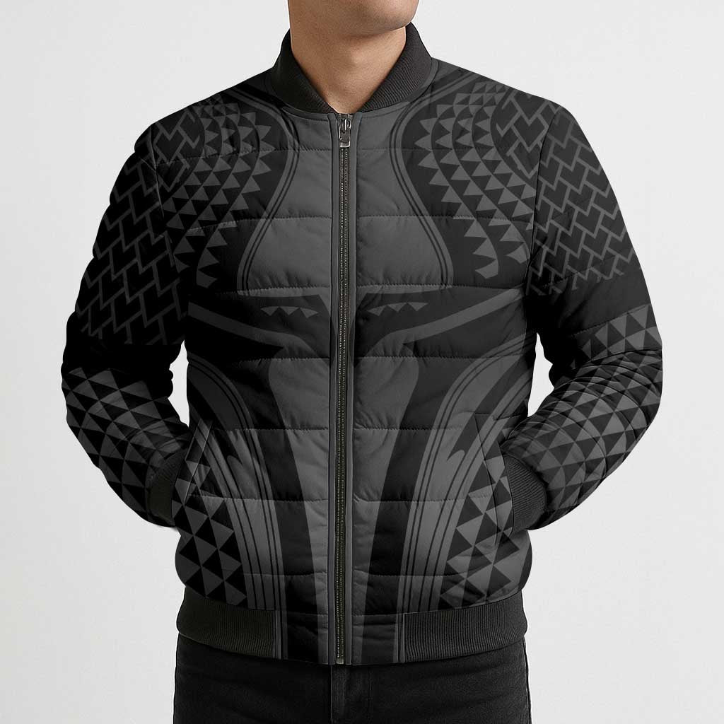 Hawaiian Kakau Art Tattoos Aquaman Style Bomber Puffer Jacket Special Edition - Polynesian Pride