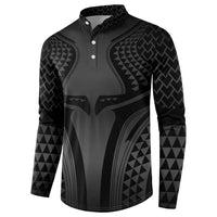 Hawaiian Kakau Art Tattoos Aquaman Style Button Sweatshirt Special Edition - Polynesian Pride