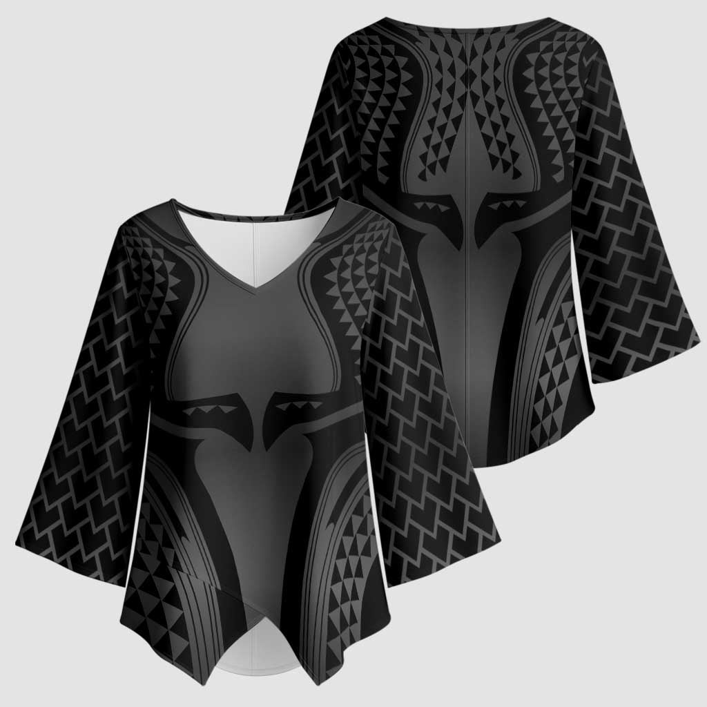 Hawaiian Kakau Art Tattoos Aquaman Style Kimono Sleeve Blouse Special Edition - Polynesian Pride