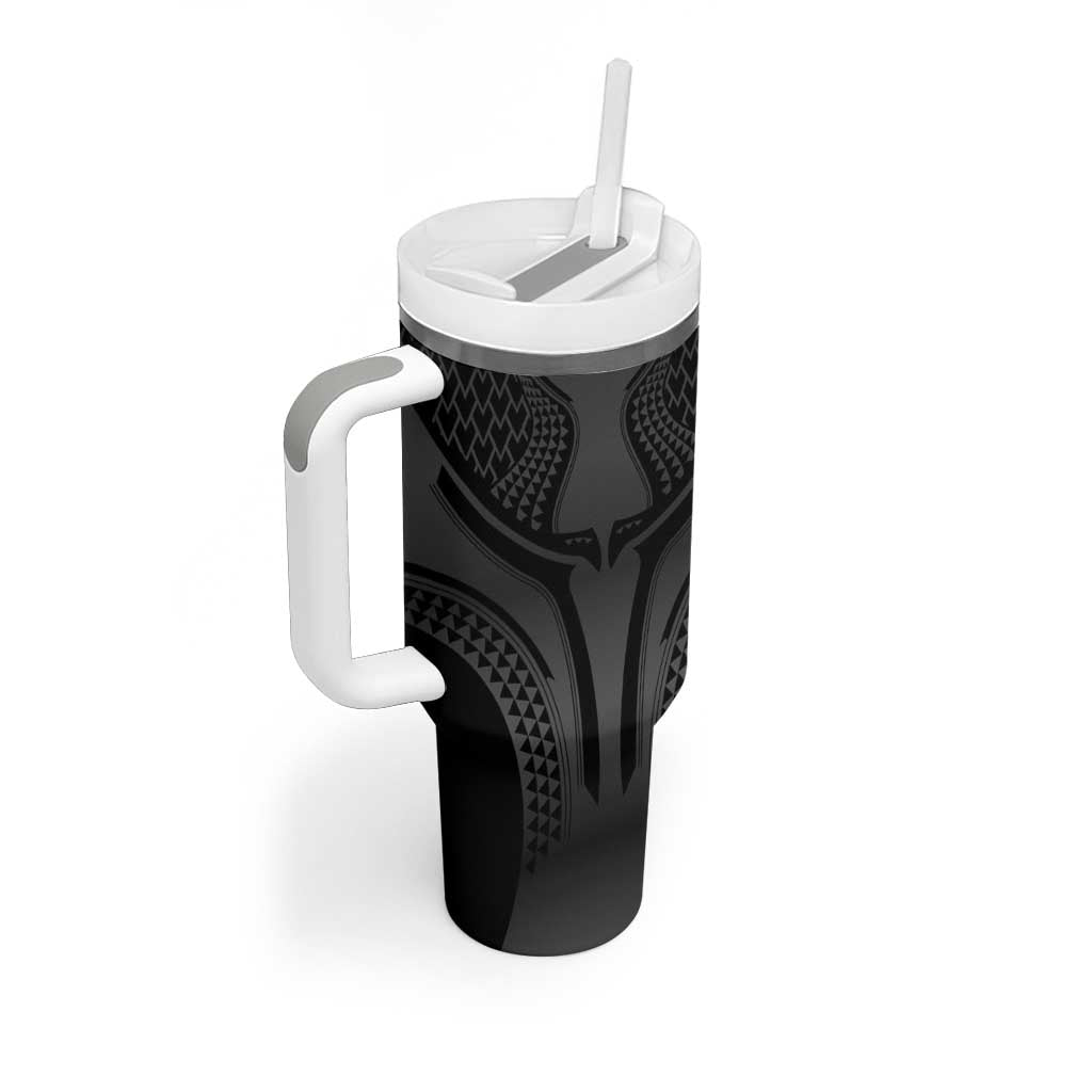 Hawaiian Kakau Art Tattoos Aquaman Style Tumbler With Handle Special Edition LT03 - Polynesian Pride