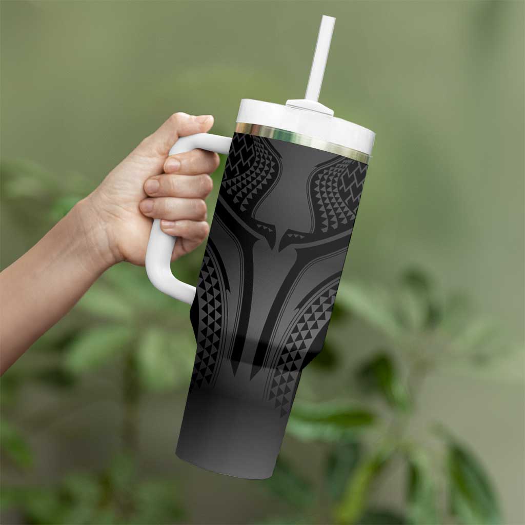 Hawaiian Kakau Art Tattoos Aquaman Style Tumbler With Handle Special Edition LT03 - Polynesian Pride