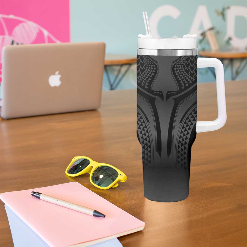 Hawaiian Kakau Art Tattoos Aquaman Style Tumbler With Handle Special Edition LT03 - Polynesian Pride