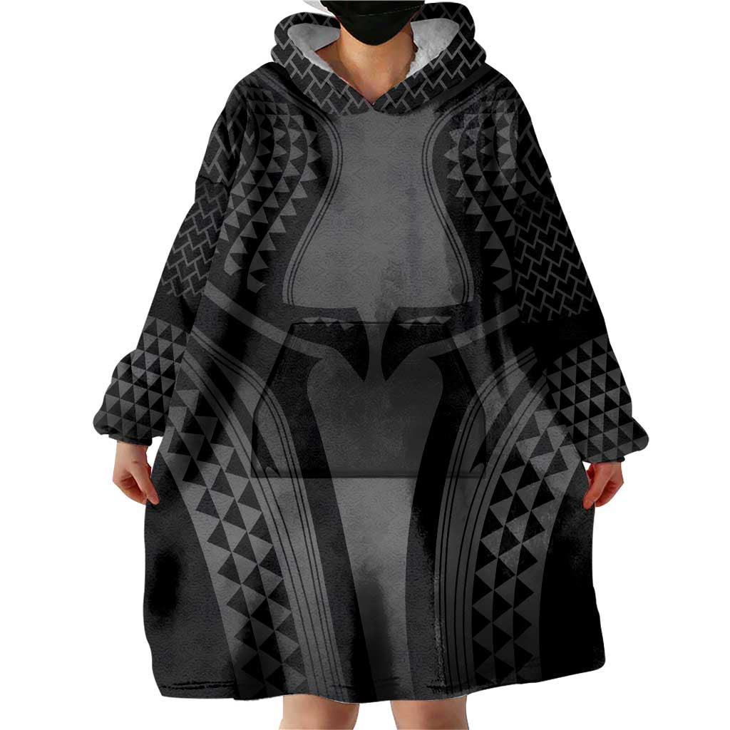 Hawaiian Kakau Art Tattoos Aquaman Style Wearable Blanket Hoodie Special Edition LT03 - Polynesian Pride