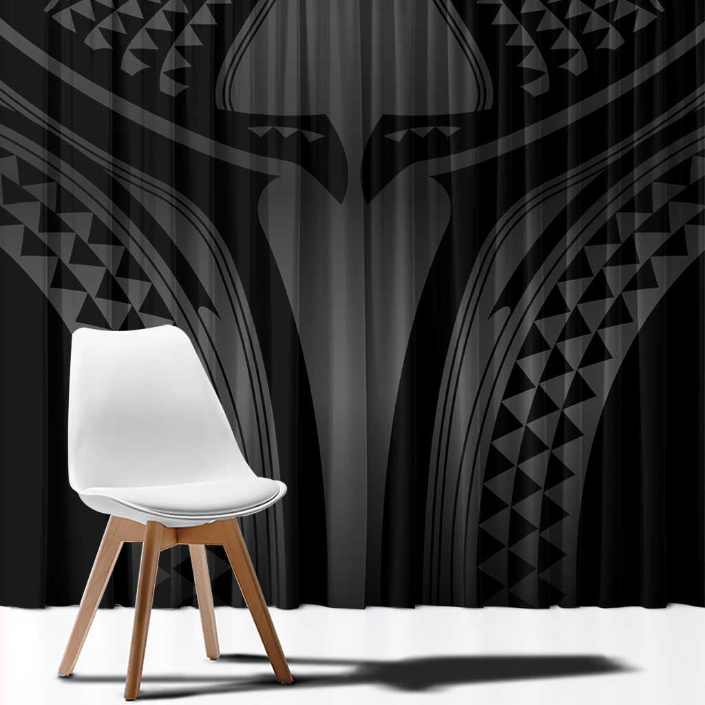 Hawaiian Kakau Art Tattoos Aquaman Style Window Curtain Special Edition - Polynesian Pride