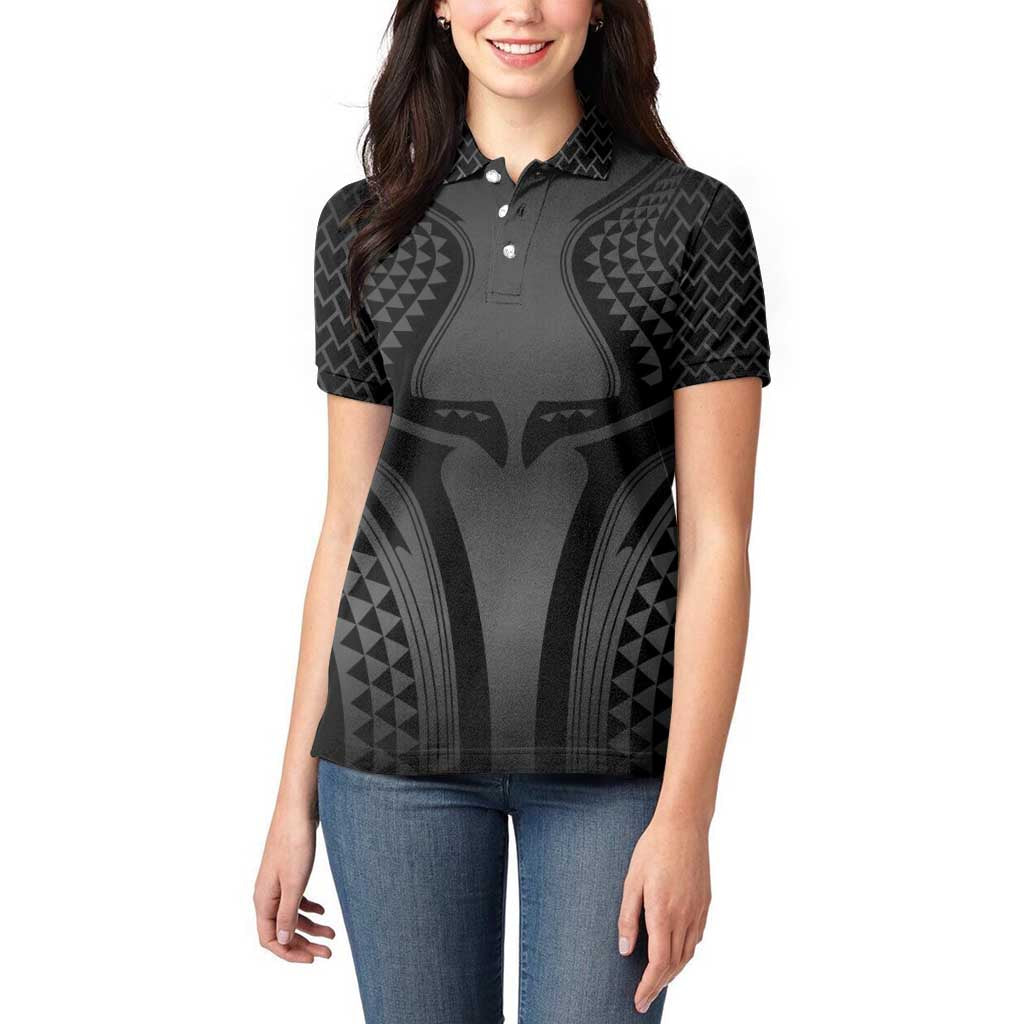Hawaiian Kakau Art Tattoos Aquaman Style Women Polo Shirt Special Edition - Polynesian Pride