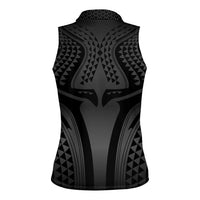 Hawaiian Kakau Art Tattoos Aquaman Style Women Sleeveless Polo Shirt Special Edition LT03 - Polynesian Pride