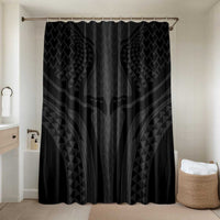 Hawaiian Kakau Art Tattoos Aquaman Style Bathroom Set Black Version - Polynesian Pride
