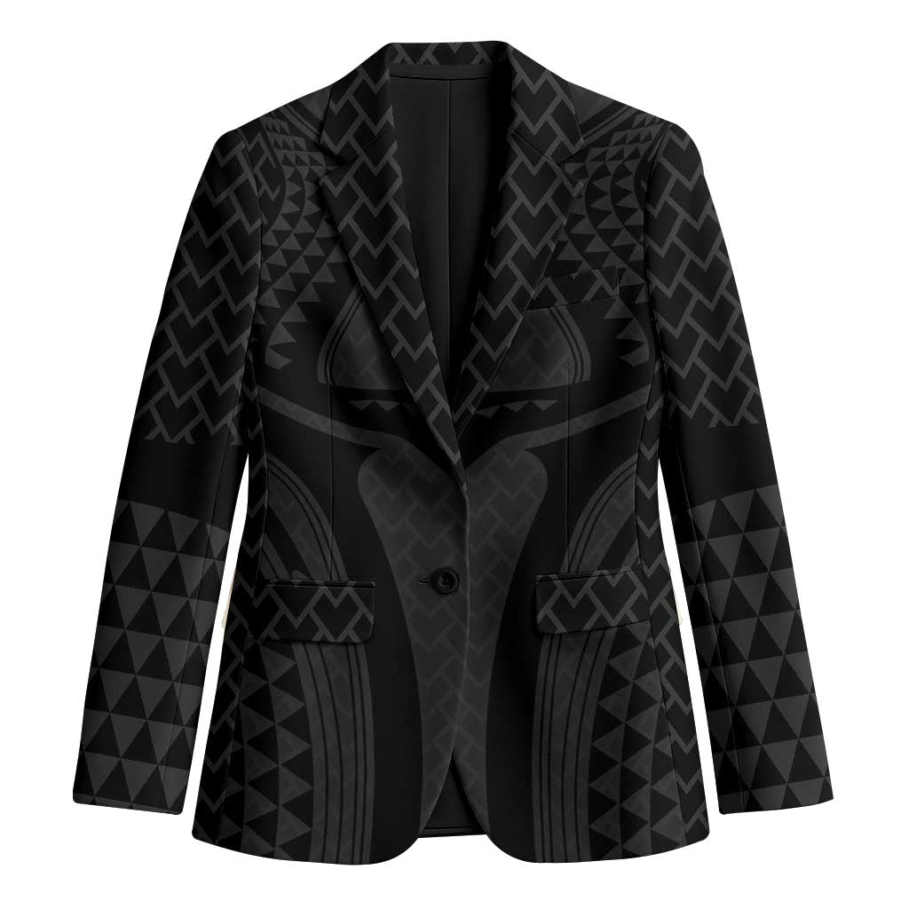 Hawaiian Kakau Art Tattoos Aquaman Style Blazer Black Version - Polynesian Pride