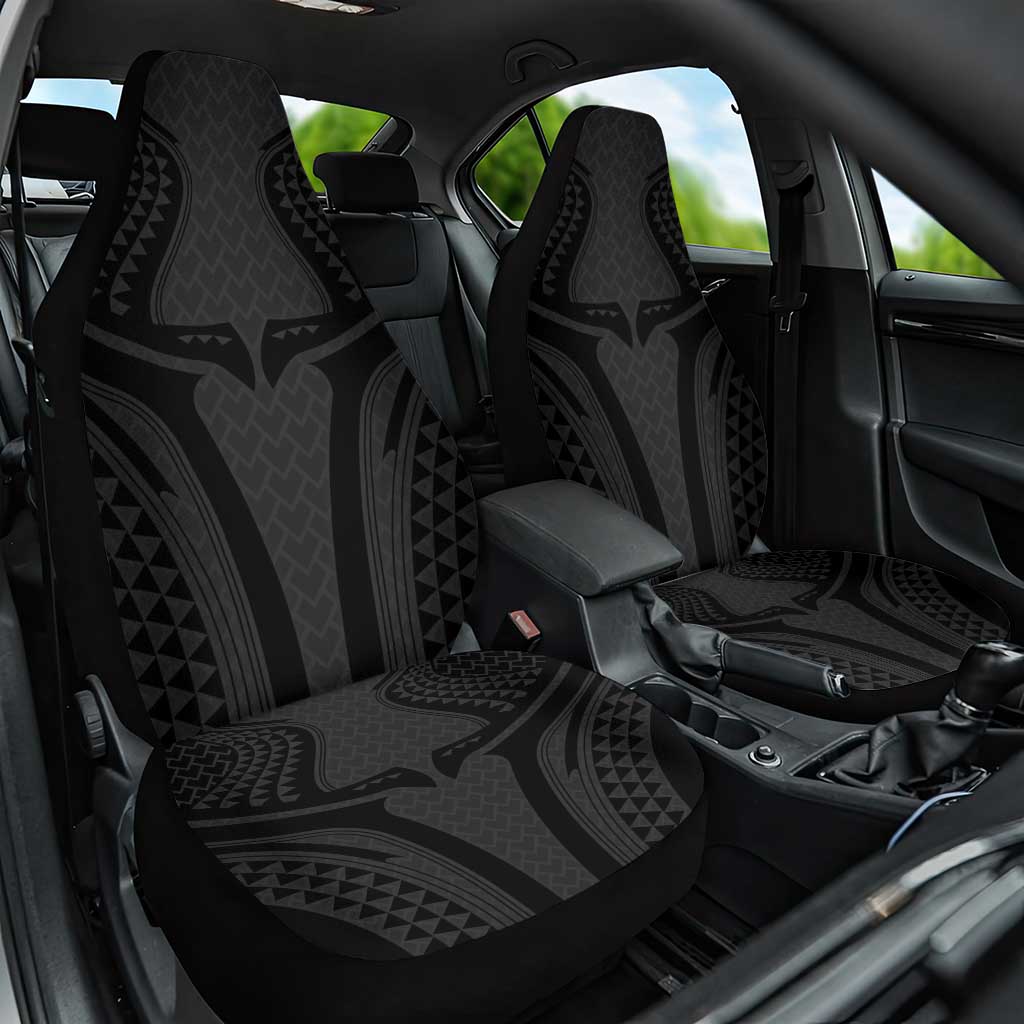 Hawaiian Kakau Art Tattoos Aquaman Style Car Seat Cover Black Version - undefined