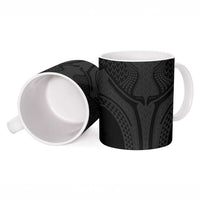 Hawaiian Kakau Art Tattoos Aquaman Style Ceramic Mug Black Version LT03 - Polynesian Pride