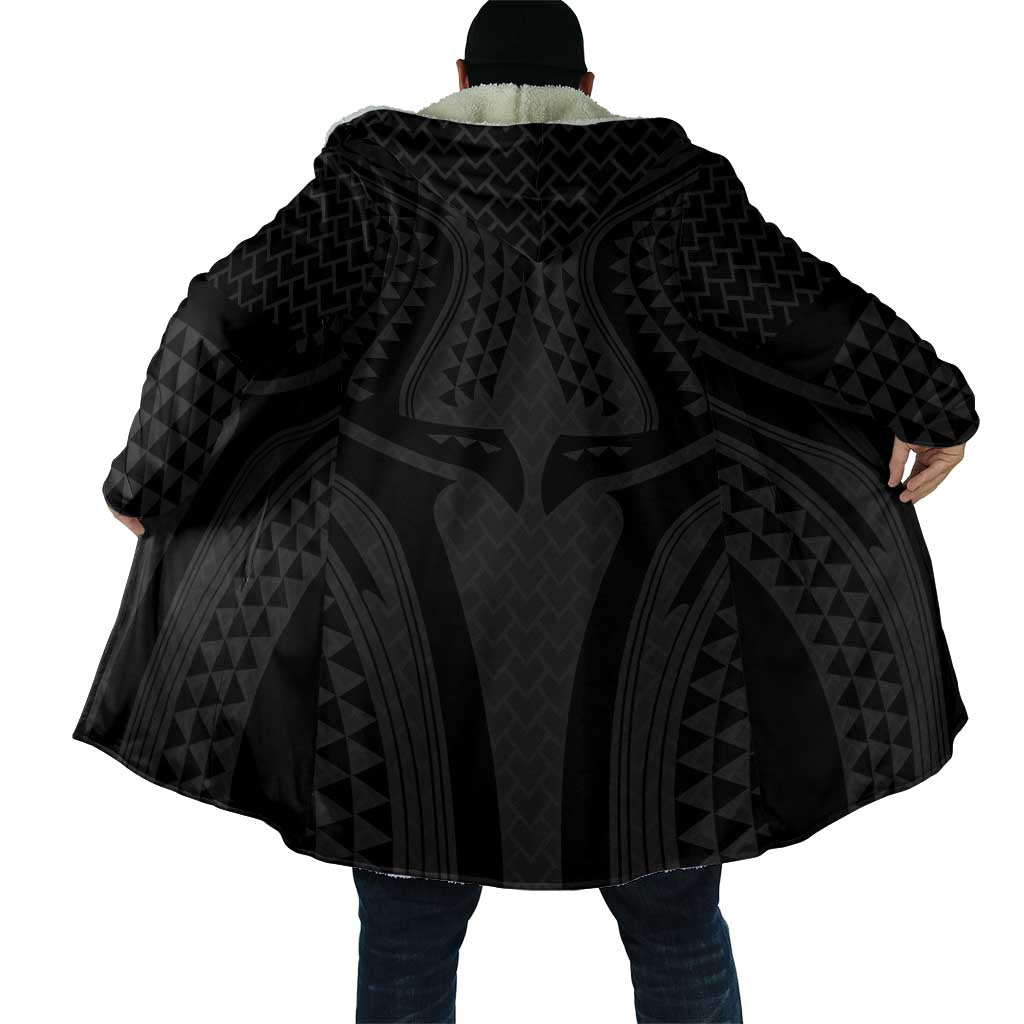 Hawaiian Kakau Art Tattoos Aquaman Style Cloak Black Version - Polynesian Pride
